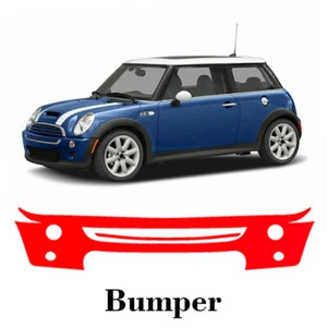Front bumper PreCut PPF Paint Protection Film For Mini Cooper S 2002-2006 - Picture 1 of 7