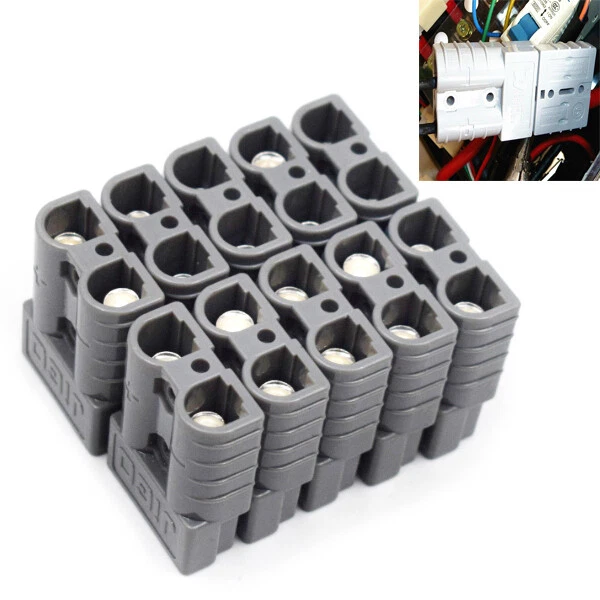 5pair Battery Quick Connector Kit 50A 6AWG Plug Connect Disconnect Winch Trailer - Image 1 of 4