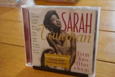 SARAH VAUGHAN "EVERYTHING I HAVE IS YOURS" CD [NEW SEALED] JAZZ VOCAL [198] Foto 1 de 4