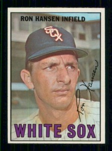 1967  TOPPS  BASEBALL  # 9  RON HANSEN    16682