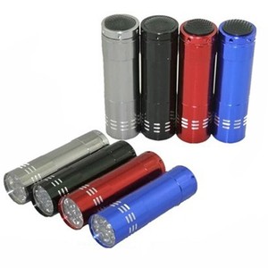 UV Light Torch Lamp Super Mini 9 LED Ultraviolet Light Nail Dryer Nail Art Tool