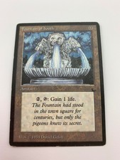 MTG Fountain of Youth The Dark. Moderate Play comes in hard sleeve