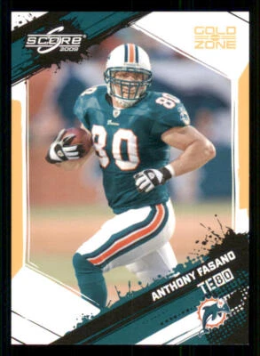 2009 Score Gold Zone #151 Anthony Fasano /249 - Image 1 of 2
