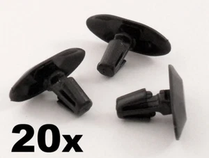 20x Peugeot Kunststoff Dichtleistenclips - für Gummi Türdichtungen, Türdichtclips - Bild 1 von 1