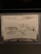 Topps Star Wars The Force Awakens Captain Phasma Blaster Printing Plate, Black