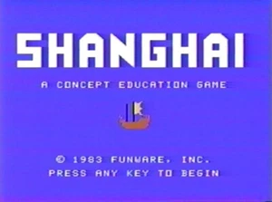 TI-99/4A SHANGHAI FW ____ @@ ESTREMAMENTE RARO @@ FUNWARE SU FLOPPY DISK da 5,25 - Foto 1 di 1