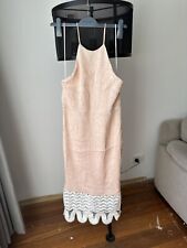Talulah Salmon Pink Lace A Line Dress Size M C4