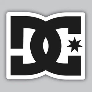 Pegatina/calcomanía de vinilo DC Shoe Co EE. UU. - Skateboarding - Snowboarding - Surf - BMX - Imagen 1 de 2