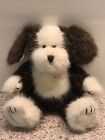 Boyds Bears Brown Tan Dog Jointed Plush Stuffed Doll 7 Inch Barn Emblem 2002