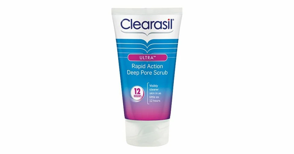 Clearasil Ultra Rapid Action Deep Pore Scrub Visibly Clearer Skin 150ml Net - image 1 of 1