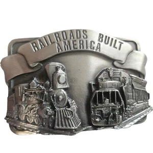 Fibbia cintura treno Railroads Built America 1984 Siskiyou P-29 Williams Oregon - Foto 1 di 9