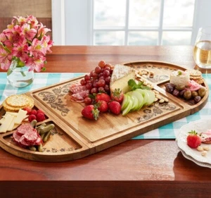 pioneer women carve and serve wood board set NWT SEALED IN Plastic!!! - Picture 1 of 7