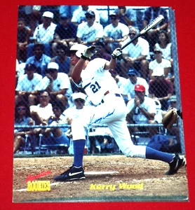 1995 Signature Rookies Jumbo Kerry Wood Autograph On Card AUTO 8X10 NICE - Bild 1 von 1