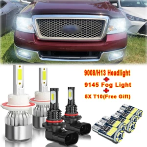 Faros LED HI / LO Beams + luces antiniebla Combo para For 2004-2014 Ford F 150 - Picture 1 of 10