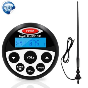 Receptor Bluetooth estéreo marino radio FM AM + antena para barco ATV UTV - Imagen 1 de 12