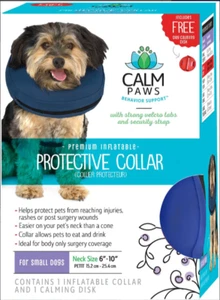 Calm Paws collo protettivo gonfiabile premium taglia 6"" - 10"" cani di piccola taglia - Foto 1 di 1