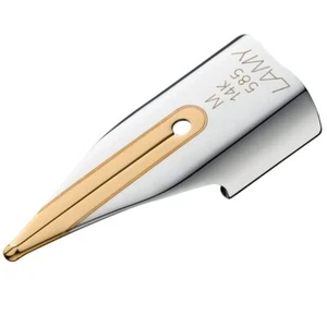 Plume Z 55 88-14 carats bicolore partiellement platiné - Plume EF - Photo 1/3