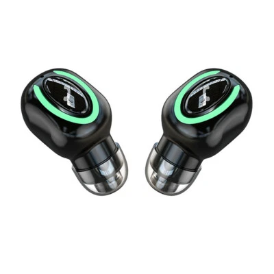 Mini Bluetooth Headset Earphones Wireless Earbuds w/ Microphone Hands-free Call - Image 1 of 4