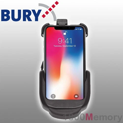 Bury S9 System 9 Active Cradle Car Charger Dock Mount f Apple iPhone X Xs 11 Pro - Image 1 of 1