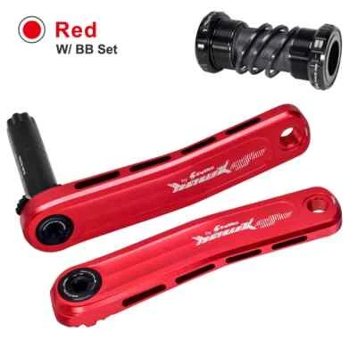 Brazo de manivela de 170 mm integrado bicicleta de montaña aleación de aluminio manivela izquierda derecha BB Foto 1 de 4