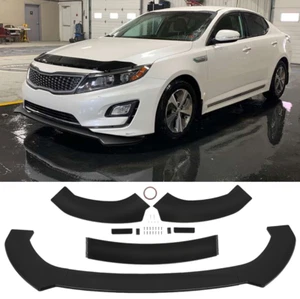 Kit de carrocería divisor alerón labial parachoques delantero negro brillante para KIA OPTIMA 2010-2019 - Imagen 1 de 13