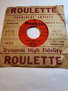 Buddy Knox - Rock Your Little Baby To Sleep / Don’t Make Me Cry 1957 VG+ F274 - Picture 1 of 1