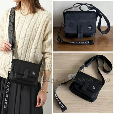 Marimekko Ligero Impermeable Nylon Bolsos de Hombro Bolso Bandolera Hombres Mujeres Nuevo Foto 1 de 4