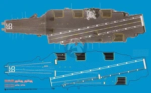Peddinghaus 1/1250 USS Enterprise (CVN-65) Aircraft Carrier Deck Markings 3105 - Picture 1 of 1