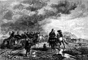 JERSEY. Soldiers, Elizabeth Castle during Civil War 1865 antique print - Picture 1 of 1