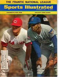 1969 9/8 Sports Illustrated magazine baseball Ernie Banks Cubs Pete Rose Reds GD - Picture 1 of 2