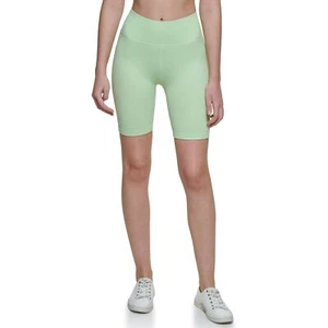 $50 Calvin Klein Performance Moisture Wicking Knit Bike Shorts Green Size Large - Picture 1 of 1