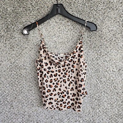 Top corto Intimately Free People para mujer estampado de animales pequeños capucha cuello damas Foto 1 de 4