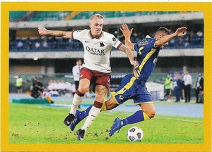 #63 Rick Karsdorp Figure Sticker - Rome 2020/21 Europublishing