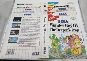 Genuine Sega Master System Cover Art Bundle x5 - See Description - Sonic, Pacman - Picture 1 of 11