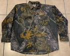 Chemise de chasse à manches longues pour homme XL Mossy Oak Breakup camouflage harceleur silencieux