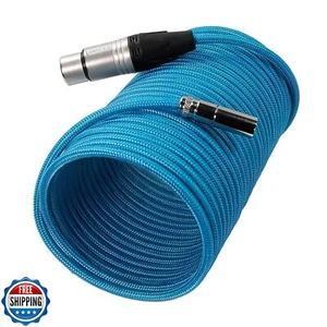 Cable de audio XLR a XLR macho KONDOR BLUE (padre) (25 pies) - Imagen 1 de 4