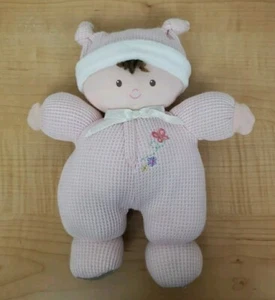 Peluche Carter's Child of Mine Waffle Weave Lovey Girl bambola rosa peluche 10" - Foto 1 di 12