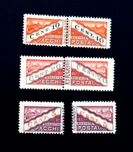 SAN MARINO Stamp Pair Lot - 1946 Parcel Post PACCHI Mint OG LH r90 - Picture 1 of 2