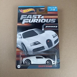 Hot Wheels Fast And Furious Bugatti Veyron  NEW  White Series 3 - Picture 1 of 2