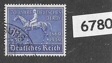 #6780    Horse race German derby  B144 / 1939 Hamburg Third Reich era Germany