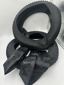 2 Pack - 20 x 4.0 Inch Fat Bike Tires - Heavy Duty Folding Tires and Tubes - Picture 1 of 5