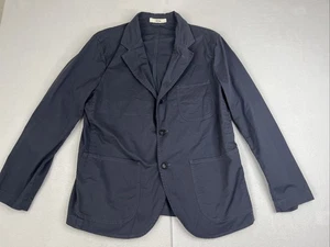 Chaqueta de Mano Buck Mason Anchor Talla Mediana - Azul Blazer Tareas Abrigo Algodón - Imagen 1 de 5