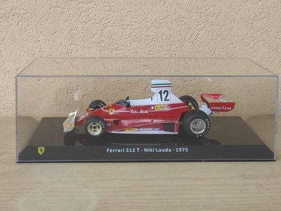 Ferrari 312T - 1975 Niky Lauda Formula 1 modellino 1/24 Die Cast Con Teca - Immagine 1 di 4