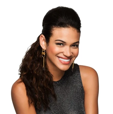 Cola de caballo sintética HairDo Style-able de 18" simplemente ondulada, Castaño R10, 18 pulgadas Foto 1 de 4