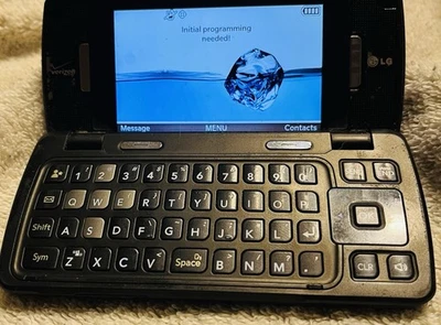 Teléfono abatible LG enV Touch VX11000 doble pantalla (Verizon) prueba funciona restablecido de fábrica Foto 1 de 4