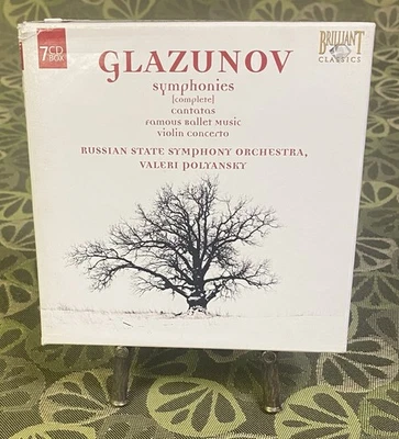 GLAZUNOV: Complete Russian State Symphony Orchestra-Polyansky 7 CD Box Set-N R! - Image 1 of 3