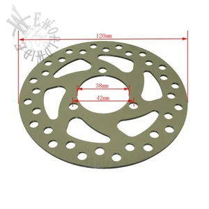 Disco de freno 120x35x2 mm para 47cc 49cc 2 tiempos bicicleta de bolsillo mini ATV quad - Imagen 1 de 6
