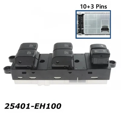 NUEVO AJUSTE PARA INTERRUPTOR DE VENTANA ELÉCTRICA DEL CONDUCTOR INFINITI M35, M45 2006-2007 25401-EH100 Foto 1 de 4
