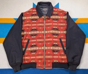 Pendleton High Grade Western Wear Wool Jacket Chief Joseph Blanket Aztec Large - Picture 1 of 8