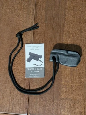 Trigger Sheath by Clipdraw - Black Kydex Pocket Carry Holster - Sig P365 - Image 1 of 3